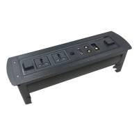 Office Furniture Flip Up Tabletop Power Outlets for Meeting Room Desktop  Socket